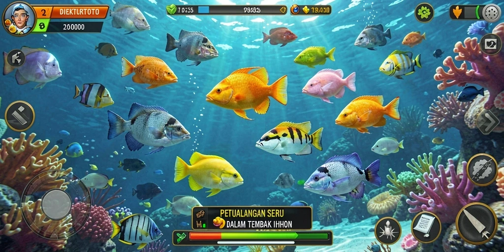 Gameplay menarik dari DIREKTURTOTO dengan serunya Tembak Ikan.