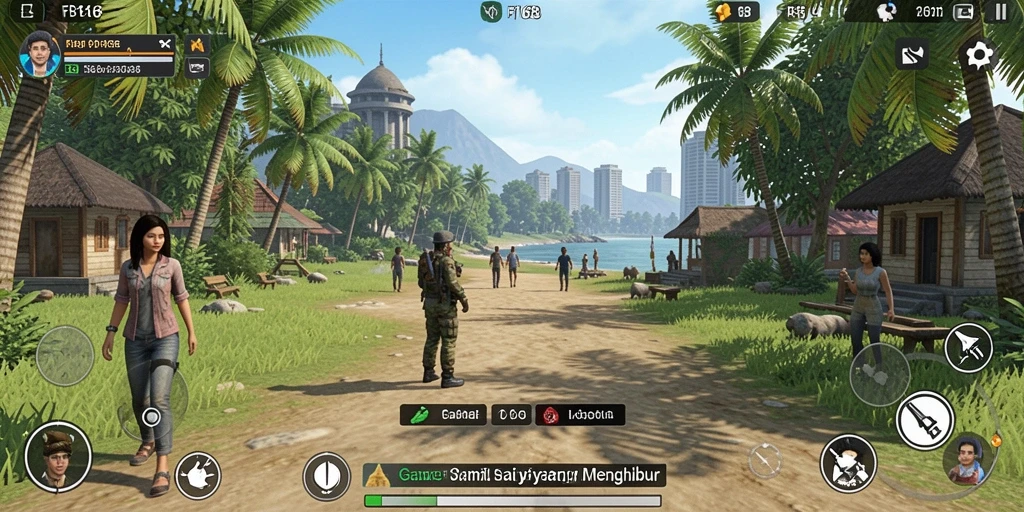 Screenshot utama FB168 menampilkan momen seru gameplay santai.