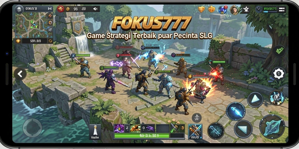 Gambaran gameplay menakjubkan di arena strategi SLG.