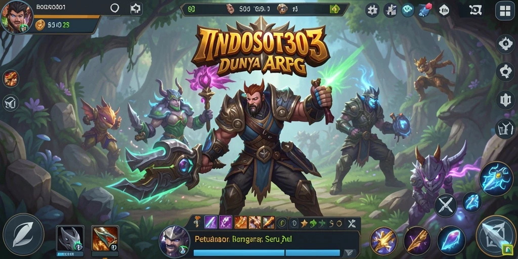 Gambaran menarik dari gameplay ARPG INDOSLOT303 yang mendebarkan.
