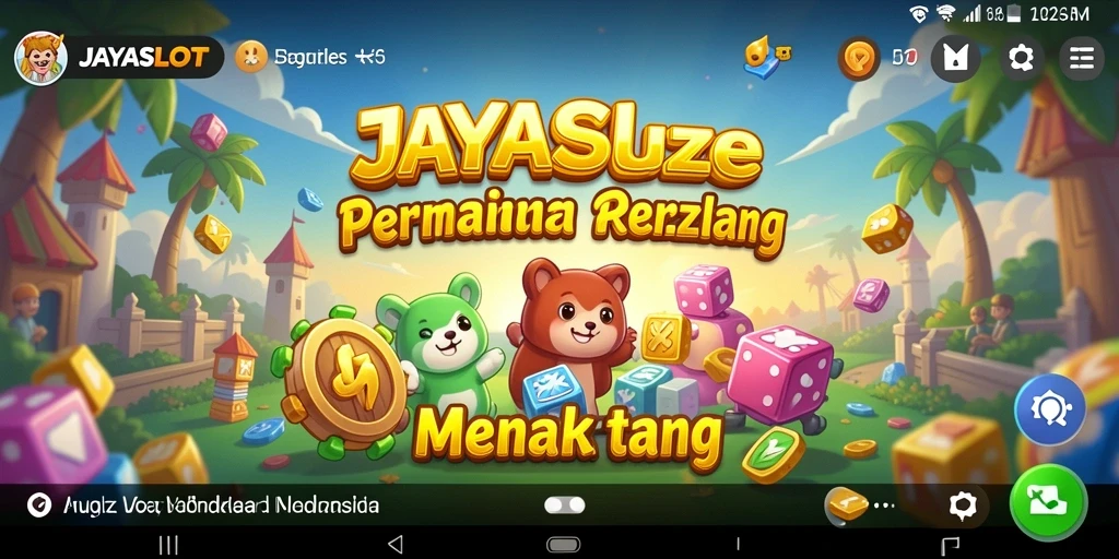Tampilan gameplay menarik dari JAYASLOT dengan teka-teki yang menantang.