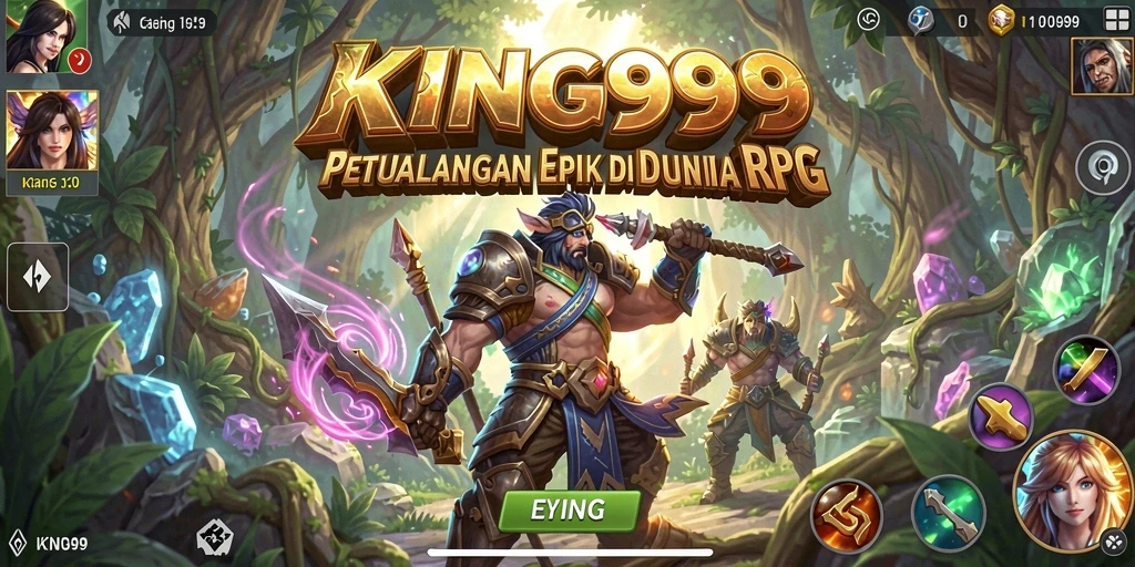 Gameplay KING999 yang menakjubkan dan penuh aksi di dunia RPG.