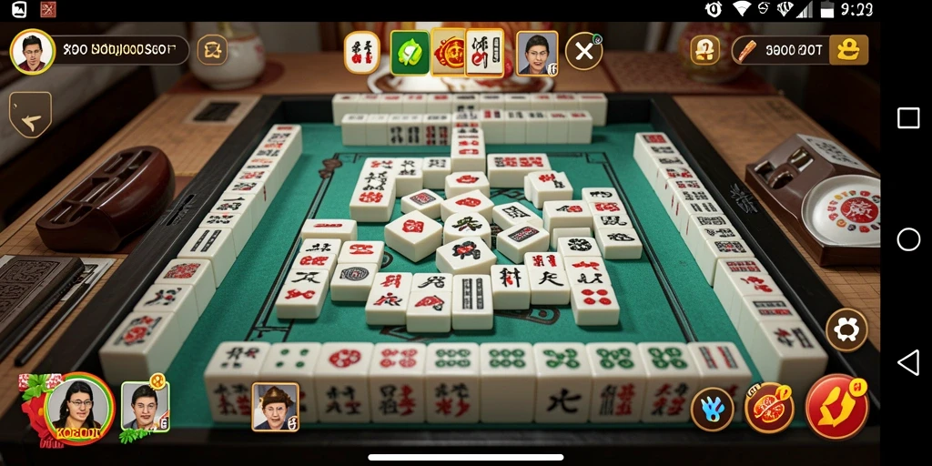 Screenshot KOBOISLOT menampilkan gameplay Mahjong yang seru dan menantang.
