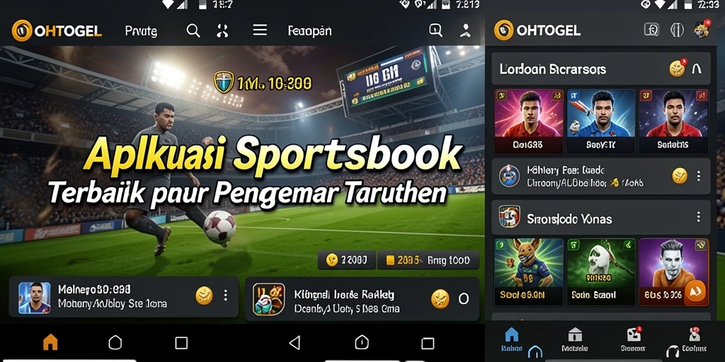 Tampilan gameplay OHTOGEL dengan berbagai pilihan taruhan olahraga.