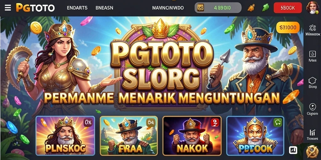 Tampilan gameplay PGTOTO yang seru dan penuh warna.
