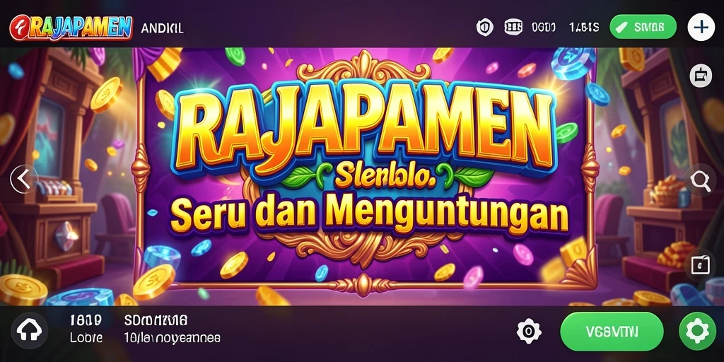 Screenshot gameplay menarik dari RAJAPAMEN dengan berbagai fitur slot.