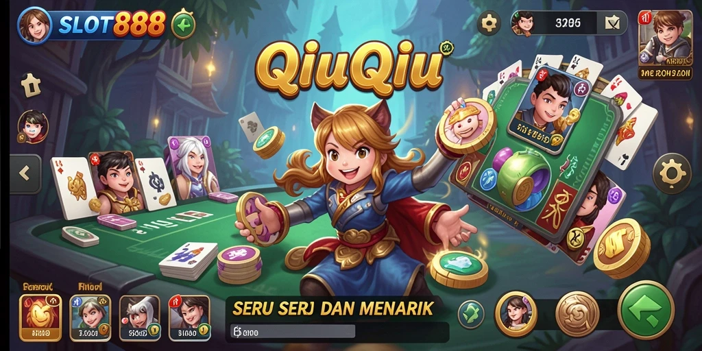 Tampilan screenshot SLOT88 menampilkan gameplay QiuQiu yang mendebarkan.