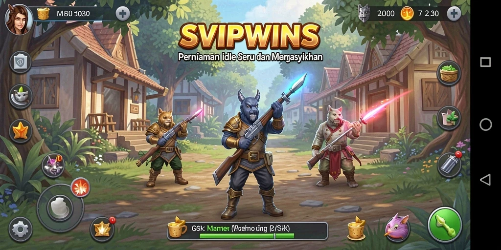 Tampilan gameplay SVIPWINS yang menarik dan interaktif.